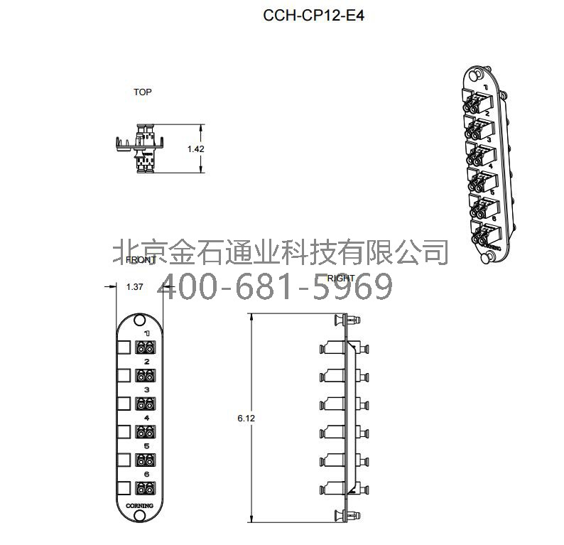 康宁CCH-CP12-E4光纤耦合器图纸.jpg