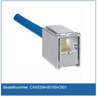 康宁CAXESM-00100-C001非屏蔽CAT6铜缆模块