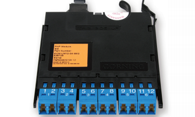 康宁ECM-UM12-04-89G高密度12芯LC-MTP光纤预端接耦合器模块
